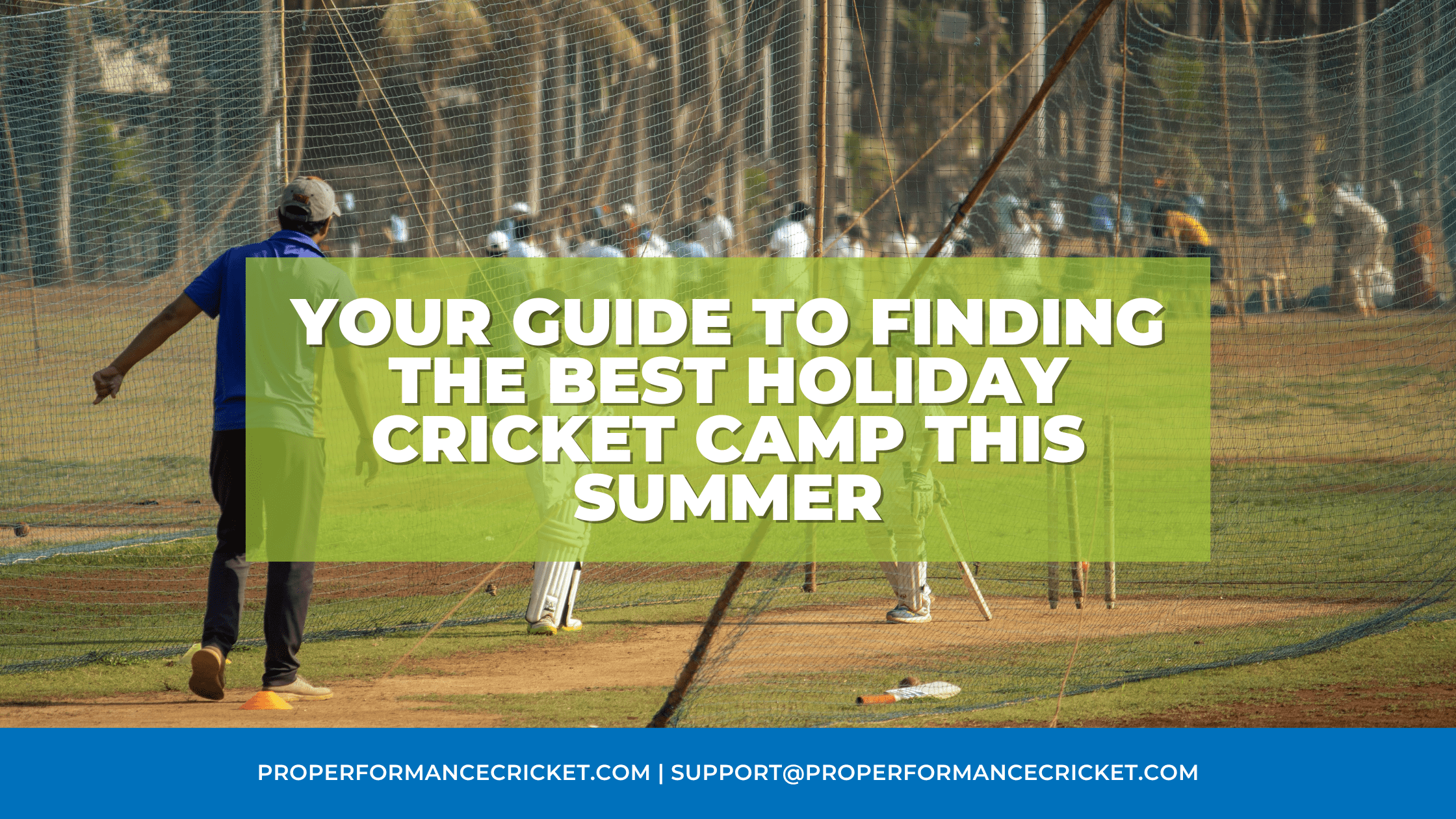 Holiday cricket camp training session, Summer cricket camp coaching juniors, Young cricketers practicing at Pro Performance Cricket camp